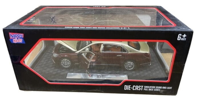 Metal cars Alloy Pull Back Car Metal Die-cast Pull Back with Openable Doors, Unbreakable Light & Music car toys (Mercedes Maybach S600) - Image 8