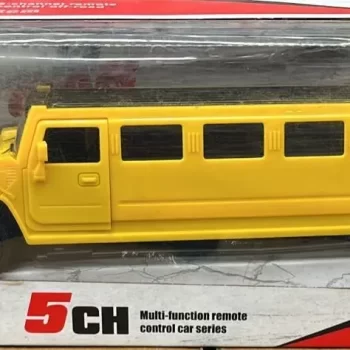 Simulation Alloy For Hummer Limousine Metal Die Cast Car Toy Pull Back Flashing Music Kids Toy Vehicle (Color : Yellow) - Image 3
