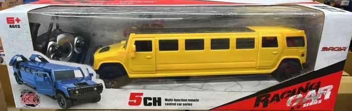 Simulation Alloy For Hummer Limousine Metal Die Cast Car Toy Pull Back Flashing Music Kids Toy Vehicle (Color : Yellow) - Image 3
