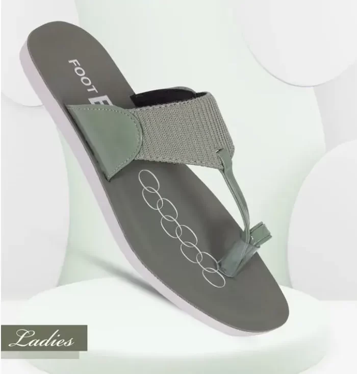 Foot B Branded Stylish Chappal/Slippers for Women's - Ladies Fashion Sandal (Green Color) without Heels