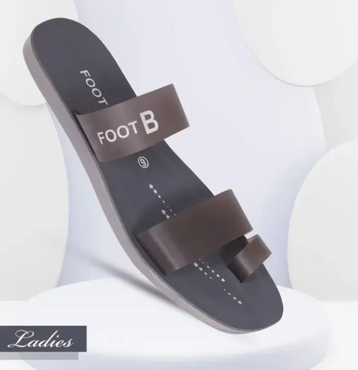 Foot B Branded Stylish Chappal/Slippers for Women's - Ladies Fashion Sandal (Grey Color) without Heels