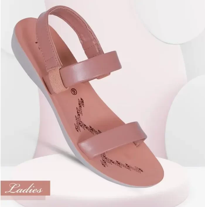 Foot B Branded Stylish Chappal/Slippers for Women's - Ladies Fashion Sandal (Peach Color) with small Heels