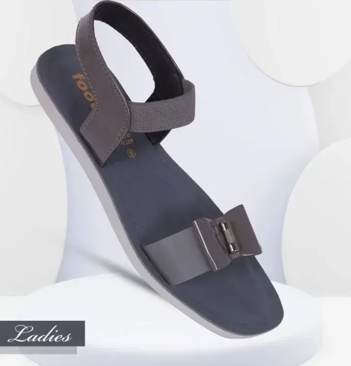 Foot B Branded Stylish Chappal/Slippers for Women's - Ladies Fashion Sandal (Grey Color) without Heels
