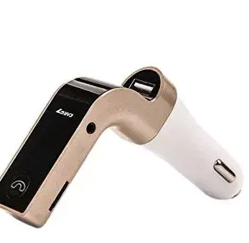 Bluetooth Connector For Car G7 LCD Bluetooth Car Charger FM Kit MP3 Transmitter USB and TF Card Slot with in Built Mic Hands-Free Calling for All Android and iOS Devices - Image 2