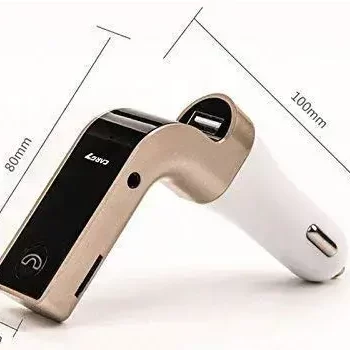 Bluetooth Connector For Car G7 LCD Bluetooth Car Charger FM Kit MP3 Transmitter USB and TF Card Slot with in Built Mic Hands-Free Calling for All Android and iOS Devices - Image 6