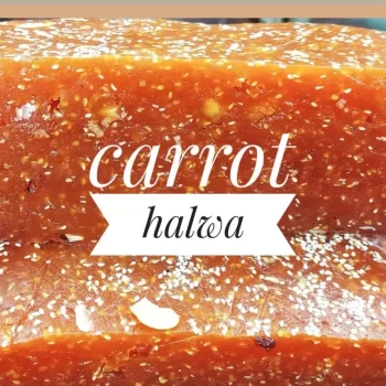 carrot halwa