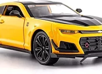 Exclusive Diecast Alloy Metal Pull Back Die-cast Car 1:32 Bumble BEE Diecast Metal Pullback Toy car with Openable Doors & Light, Music Boys Gifts Toys for Kids - Image 4