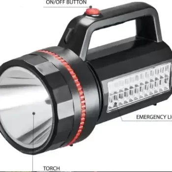 DP.LED LONG RANGE Rechargeable TORCH 100W LASER TABLE LAMP (24 SMD LED) Torch  (Multicolor, 18 cm, Rechargeable) - Image 4