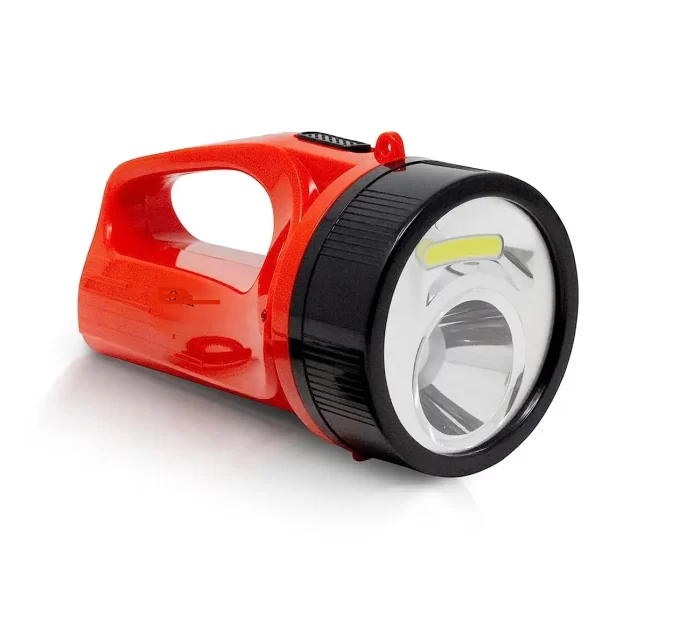 DP 50 WATT LSAER LED Rechargeable Torch-50 W Long Range LED Search Light 12Hrs Standby (Red)