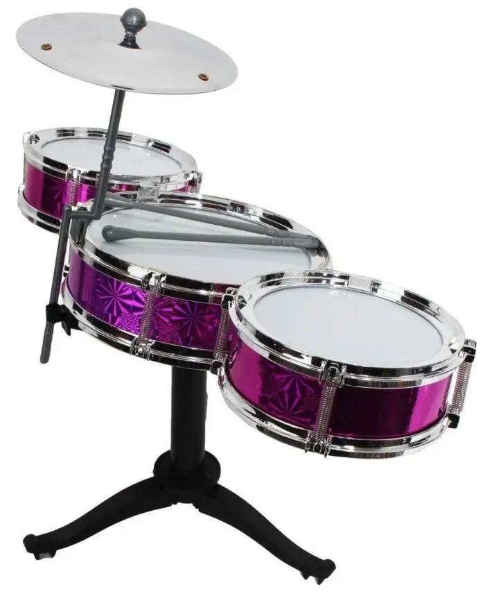 Chaurasia Sellers Multicolor Jazz Drum Set for Kids Drummer for Boy & Girl Musical Toy 31 cm