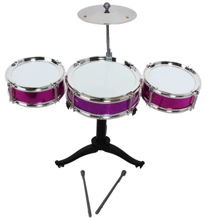 Chaurasia Sellers Multicolor Jazz Drum Set for Kids Drummer for Boy & Girl Musical Toy 31 cm - Image 2
