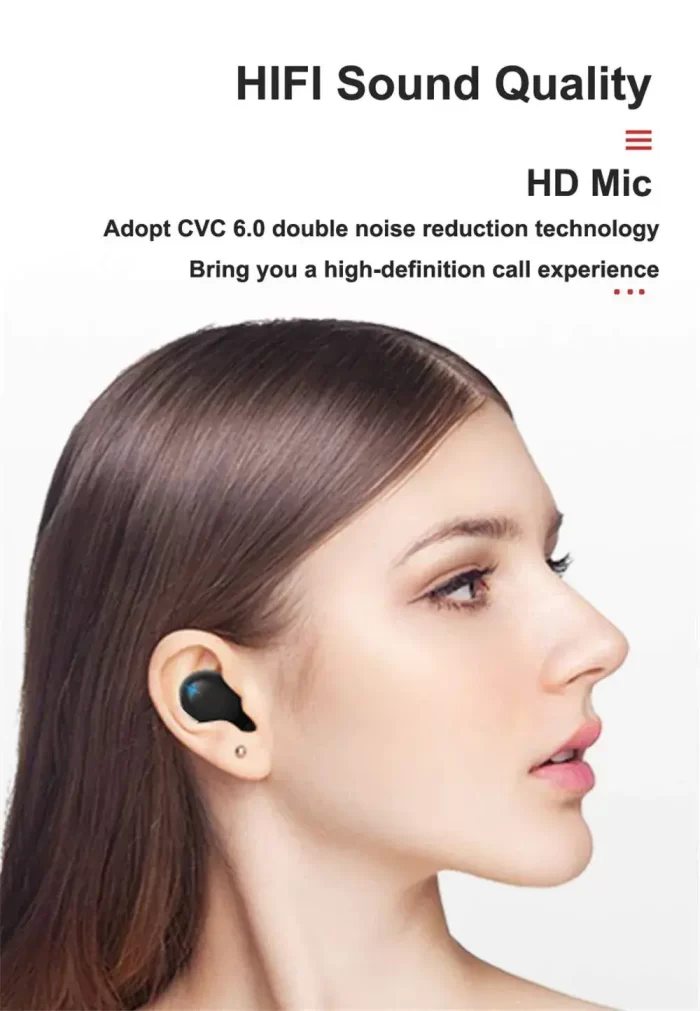 L21 TWS True Wireless Headphone Wireless Sport Fitness Bluetooth 5.0 Stereo - Black - Image 2