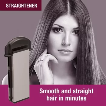 Havells HC4040 5 in 1 Hair Styler - Straightener, 19mm Curler, Crimper, Conical Curler & Volume Brush for Multiple Styles - (Silver & Black) (Silver & Black) (HC4045) - Image 2