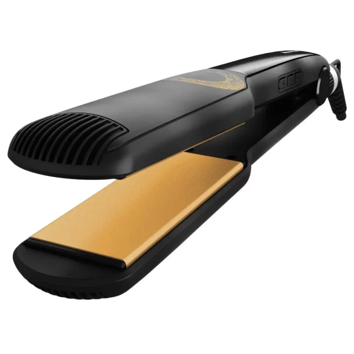 Havells HS4122 Keratin Wide Plate Hair Straightener with Digital Display & Adjustable Temperature; Heats Up Fast; for All Hair Types; Worldwide Voltage Compatible (Black) - Image 3