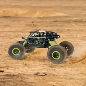 Remote Controlled Rock Crawler RC Monster Truck  (Blue) - Image 3