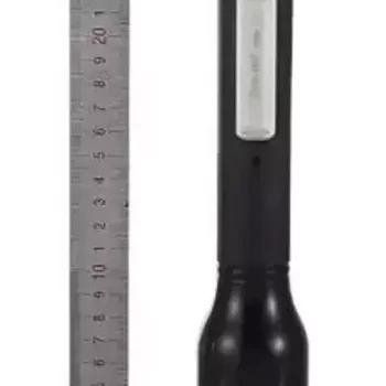 Long Range JPSUPER Brand Torch Rechargeable Led Flashlight Torch 14cmTorch (Black) 8Hr Continues Working - Image 2