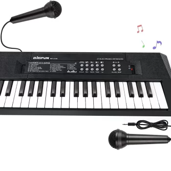 37 Key Piano for Kids Electric Piano Keyboard Kids Piano with Microphone Learning Musical Toys for 3 -6 Year Old Boys & Girls - Best Gifts