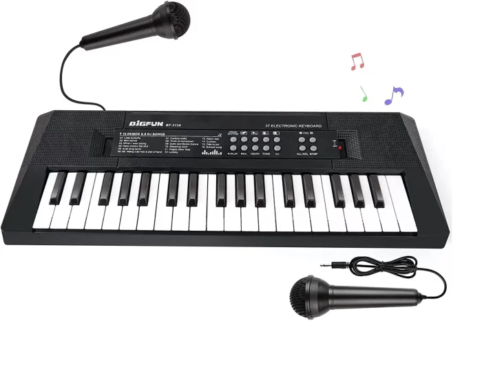 37 Key Piano for Kids Electric Piano Keyboard Kids Piano with Microphone Learning Musical Toys for 3 -6 Year Old Boys & Girls - Best Gifts