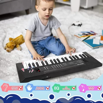 37 Key Piano for Kids Electric Piano Keyboard Kids Piano with Microphone Learning Musical Toys for 3 -6 Year Old Boys & Girls - Best Gifts - Image 4