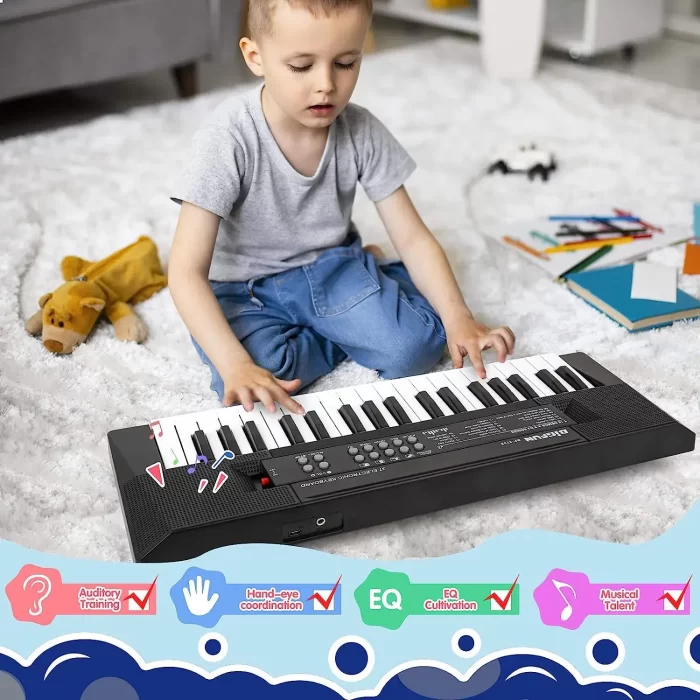 37 Key Piano for Kids Electric Piano Keyboard Kids Piano with Microphone Learning Musical Toys for 3 -6 Year Old Boys & Girls - Best Gifts - Image 4