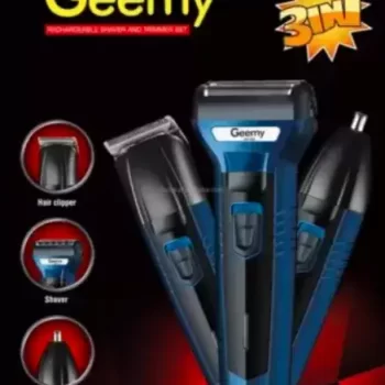 Geemy Shaving Machine 3 in 1 Rechargeable Set Model GM-6146 ( 3-in-1 Multi-Purpose Razor / Grooming Trimmer) - Image 4