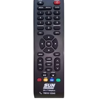 Sun Direct HD TV Remote Control (Please Match Your Old Remote with Given Image)