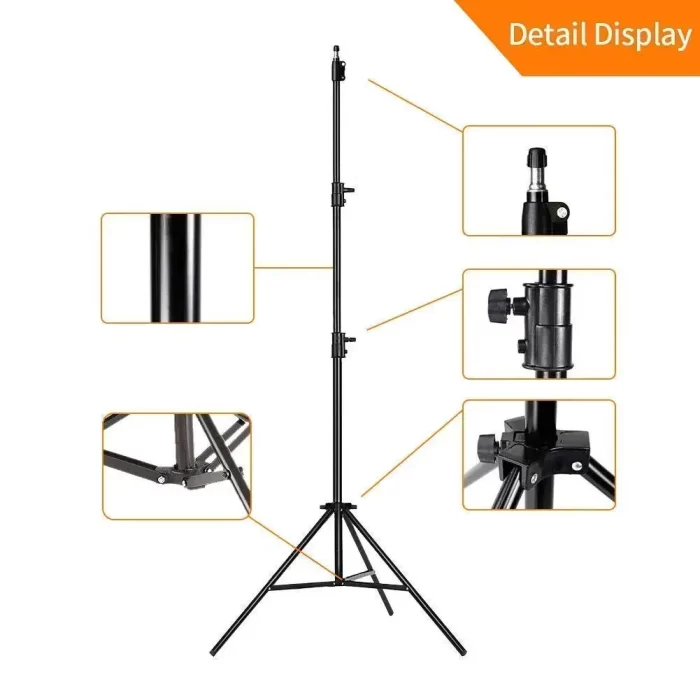 14" inch Ring Light with 7 feet Tripod Stand and Extra Mobile Holder 3 Colors Modes Dimmable LED for Photos and Videos, Compatible with Smartphone for Facebook Live, Instagram, Video Blogging. - Image 5