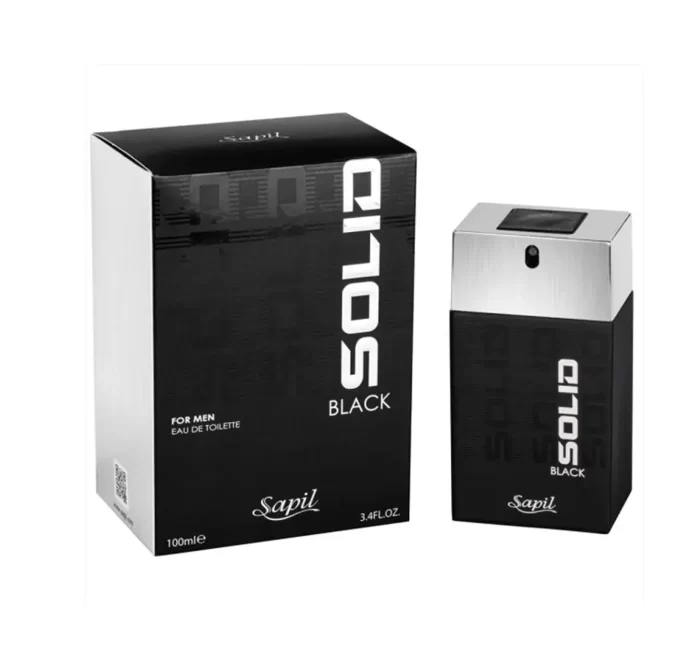 Sapil Solid Black Perfume for Men - 100ml | Eau De Toilette | Extra Long Lasting Imported Scent | Luxury Perfume Gift Set for Men