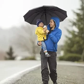 Black Umbrella for Men |  Umbrella Big Size - Image 3
