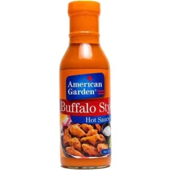 American Garden Style Chicken Wing Sauce, Orange, Medium, Buffalo, 355 ml