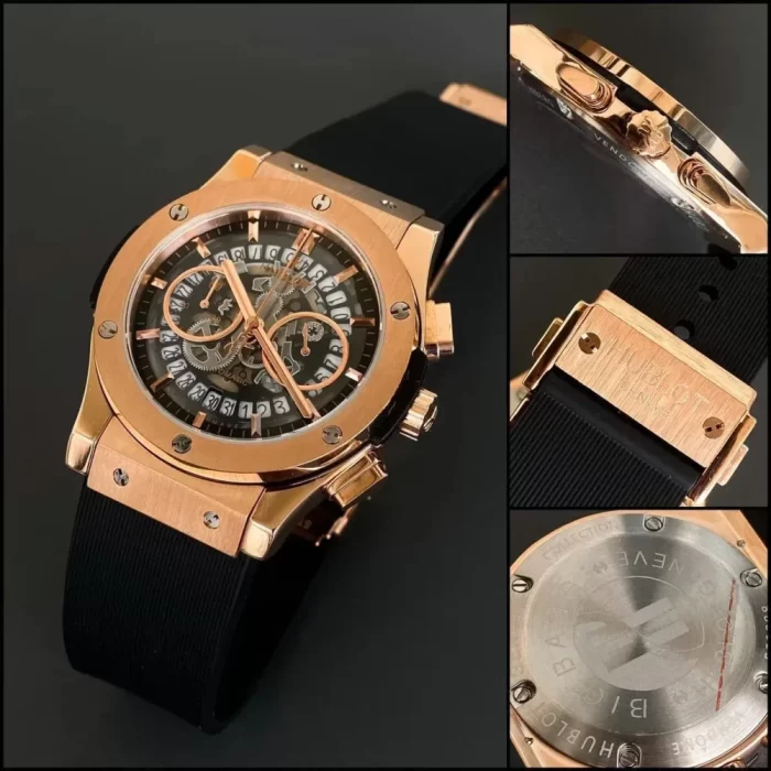 Hublot Big Bang Men's Quartz Swiss Watch Black - Image 3