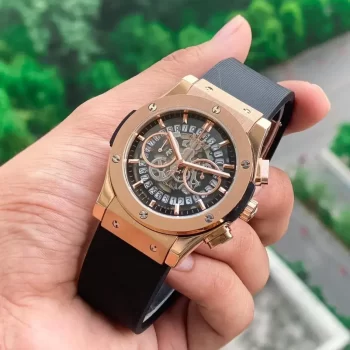 Hublot Big Bang Men's Quartz Swiss Watch Black - Image 4