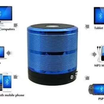 Cyomi Newest Mini Wireless Bluetooth Speaker WS-887 with FM Radio, Memory Card Slot, USB Pen Drive Slot, AUX Input Mode - Image 3