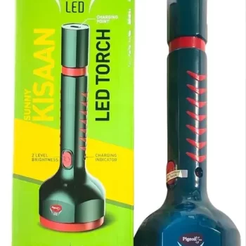 Pigeon Kissan 5 W Rechargeable, Powerful, Long Range Portable LED Torch Emergency Light - Green