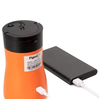 Pigeon by Stovekraft Lumino Pro Desk, Torch Emergency Lamp with 1200mAH Battery (Orange) - Image 5