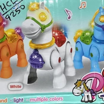 Walking Musical Horse Toy with 3D Light and Music for Kids, Animal Figure Toy for 1+ Years Kids, Boys, Girls - Image 2