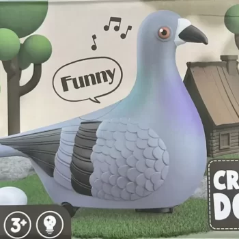 Egg Laying Crawling Pigeon, Dove Toy with Lights and Music Toy for Kids 1 and Above, Pigeon Lays Egg, Electric Music Caster Laying Pigeon Bird Toy - Image 2