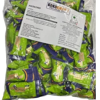KOKOKRAFT Chocolaty Dates with Pistachio ( Imported Chocolates ) - 1KG ( 55 No's)