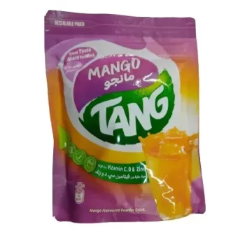 Tang Mango Drink Powder Resealable Pouch, 375 Gram , Imported