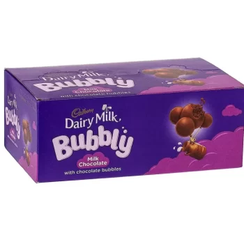 Cadbury Bubbly Milk Chocolates - (28 gms x 12 bar ) - Imported Chocolates
