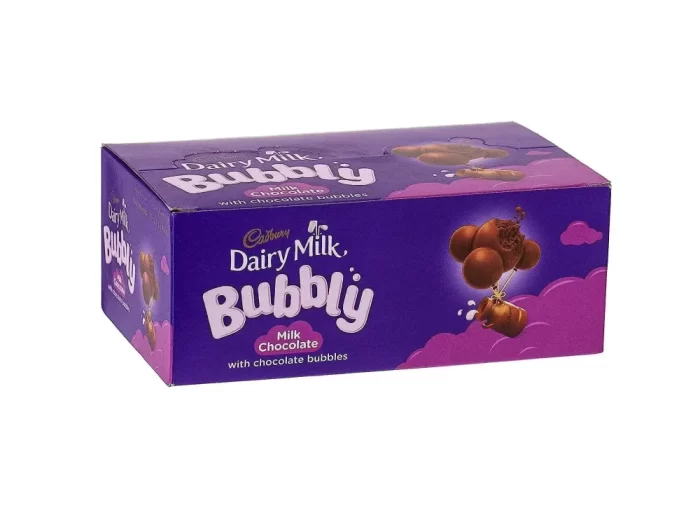 Cadbury Bubbly Milk Chocolates - (28 gms x 12 bar ) - Imported Chocolates