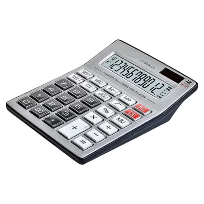 Githzen Electronic Calculator (CT-8800GC) Basic Calculator for Personal or Office only ( Solar & Battery ) - Image 2