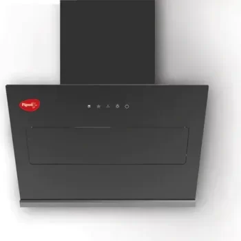 Pigeon Meadow 60 Powder Coated Kitchen Hood Chimney with Thermal Auto Clean | 1500m3/hr | Black