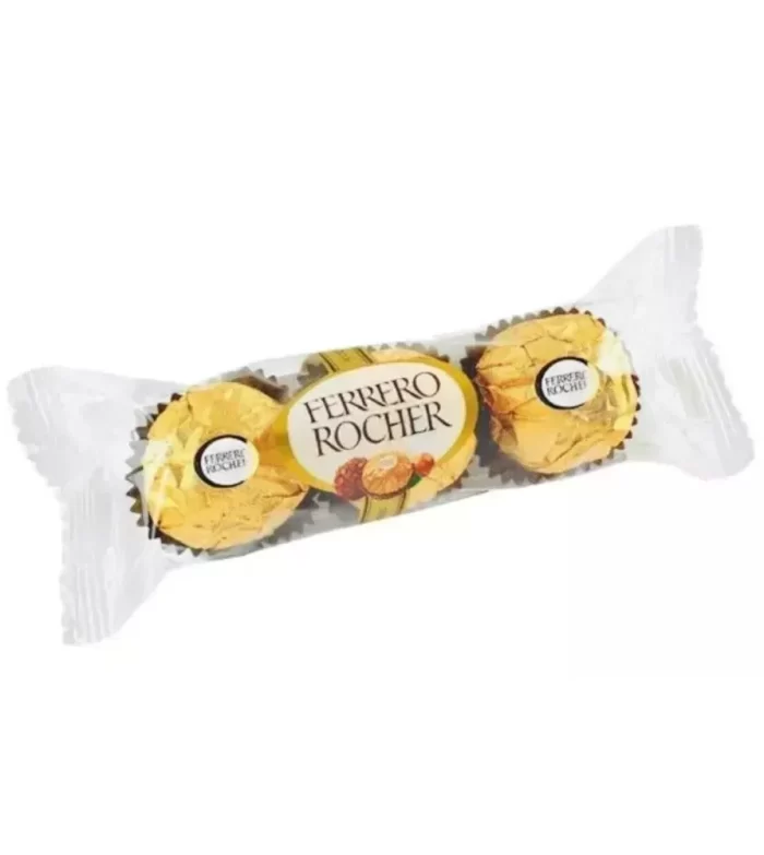 FERRERO ROCHER WRAPPED MILK CHOCOLATES FULL BOX 48 No (16 x 3 PACK) BEST OFFER - Imported Chocolates - Image 2