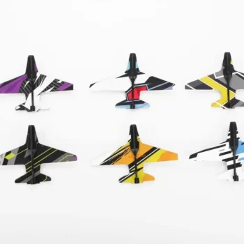 Flying Airplane Launcher Gun Toy with Foam Glider Planes, Outdoor Games for Childrens, Best Aeroplane Toys for Kids (Multicolor) (Airplane Mini) - Image 8
