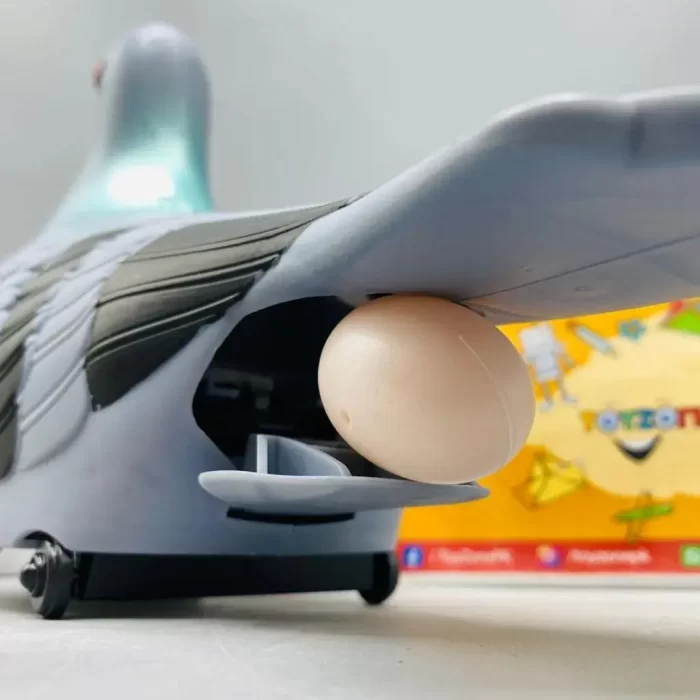 Egg Laying Crawling Pigeon, Dove Toy with Lights and Music Toy for Kids 1 and Above, Pigeon Lays Egg, Electric Music Caster Laying Pigeon Bird Toy - Image 4