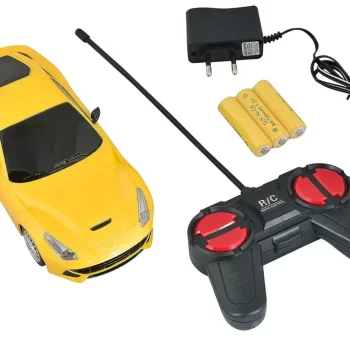 KAIJUN Racing Car with Remote, Yellow - Gifts Toys for Kids - Image 2