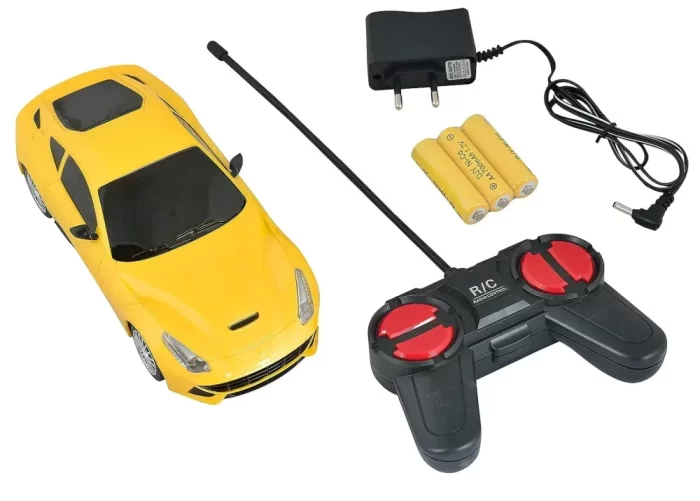 KAIJUN Racing Car with Remote, Yellow - Gifts Toys for Kids - Image 2