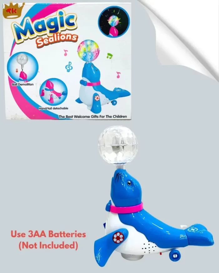 TOY KINGDOM Musical Dancing Sealion Toy with Music Flashing Lights Baby Musical Toys for Kids 1+Years - Image 5