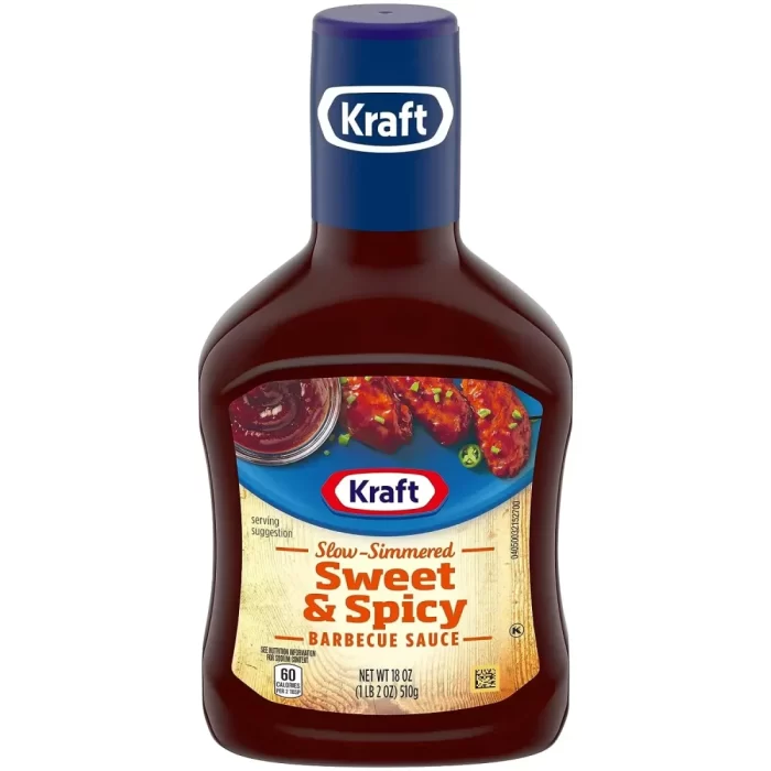 Kraft Sweet & Spicy Barbeque Sauce (18 oz Bottle) - 510 gm